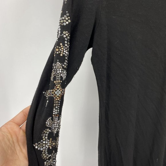 Bejeweled Susan Bixel Black Jewel Dress Medium  - Picture 5 of 11